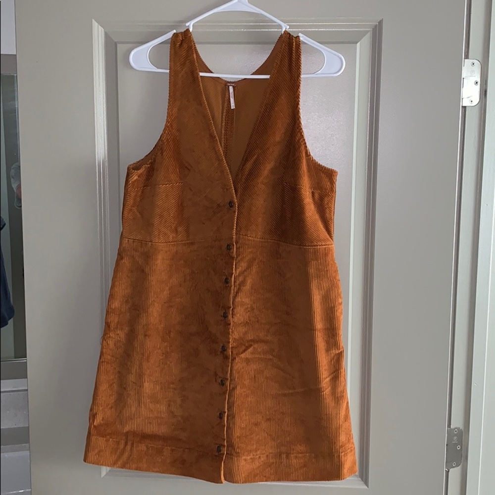 Free People Rolling Thunder Corduroy Dress